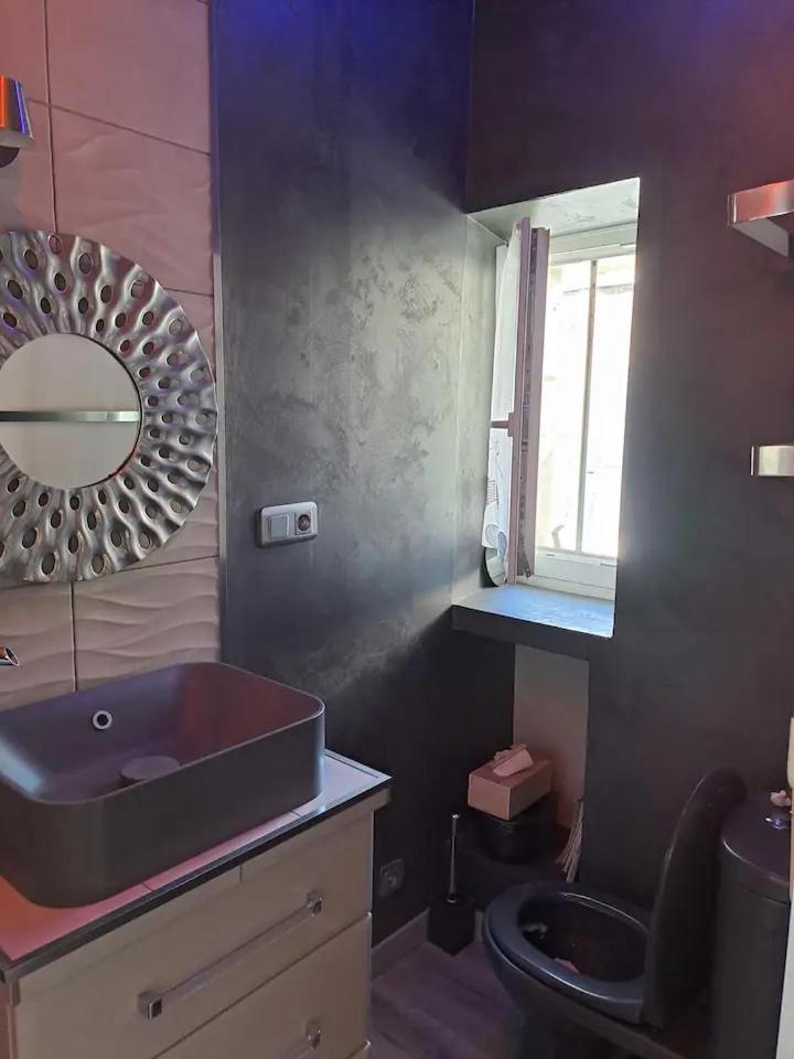 Chambre Bleue Avec Acces Plage 博格斯 外观 照片