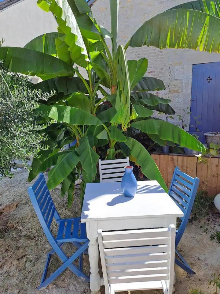 Chambre Bleue Avec Acces Plage 博格斯 外观 照片